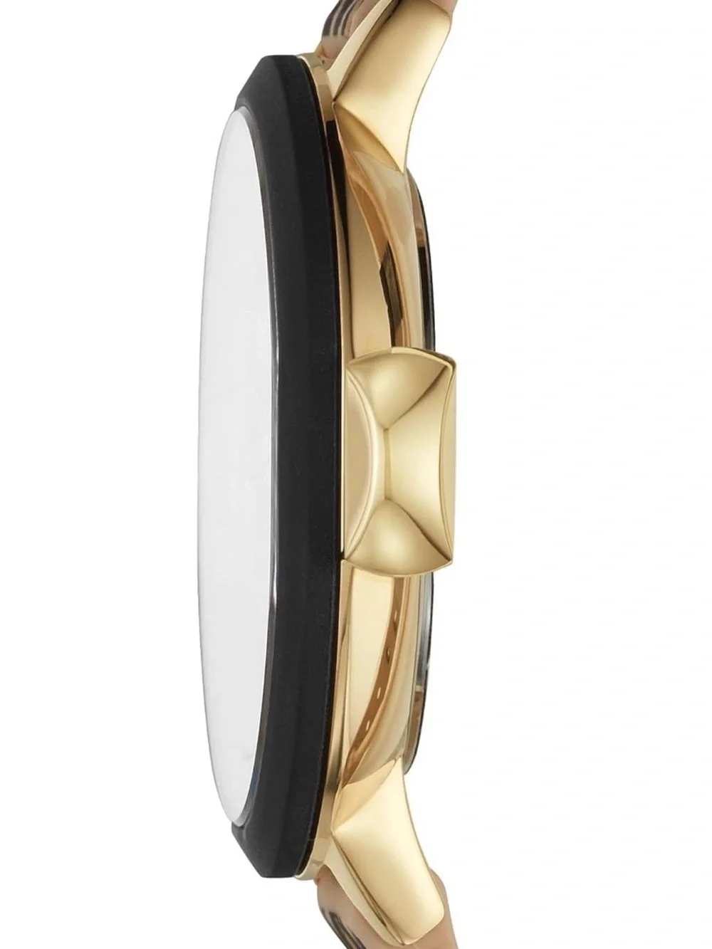 kate spade new york park row three-hand leopard print silicone watch